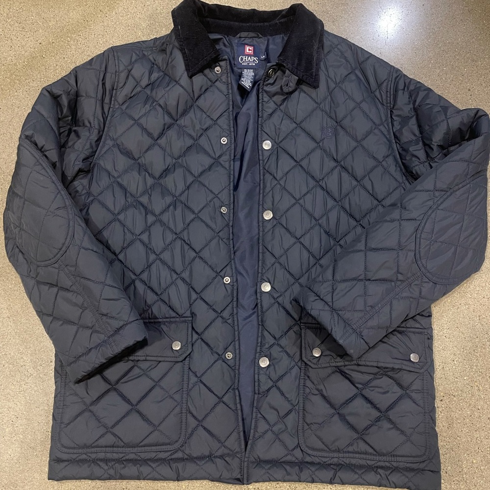 Men’s Navy Quilted Jacket